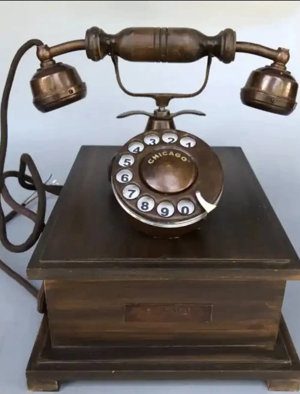 2-tuya Vintage-Style Rotary Dial Telephone - Image 1